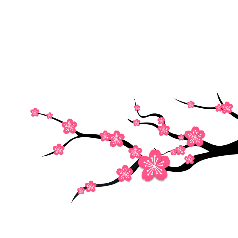 古典梅花雪中梅花桃花梅花梅花梅花矢量图