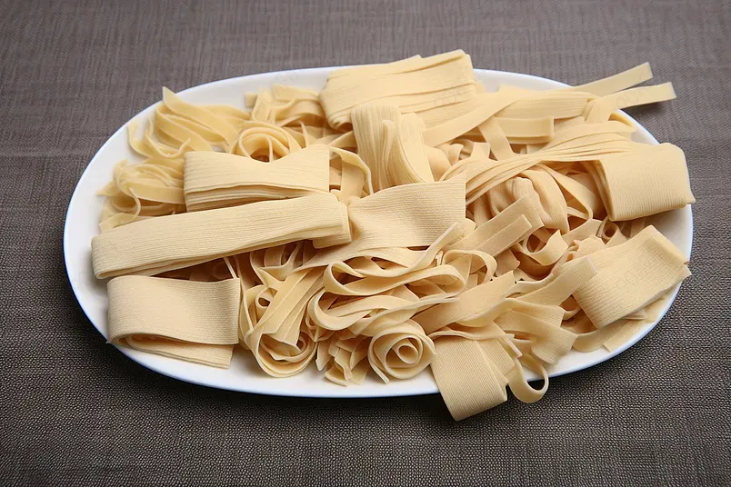 高清的图片电商产品拍摄美食美味食物一盘火锅食材豆皮