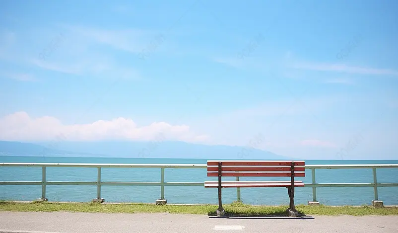面朝大海春暖花开小清新海报背景素材