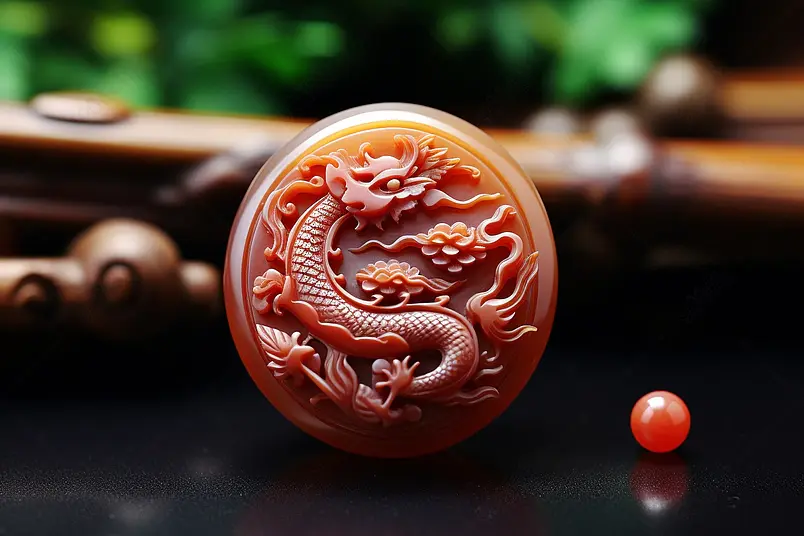 南红玉雕，南红玛瑙吊坠