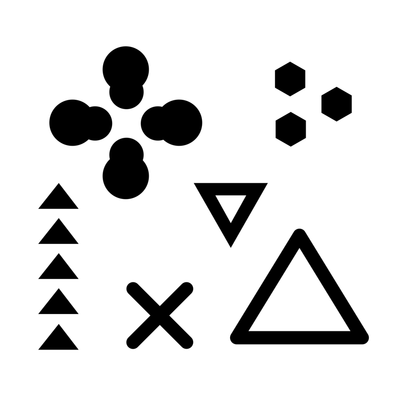 小元素几何体线稿活动元素背景元素