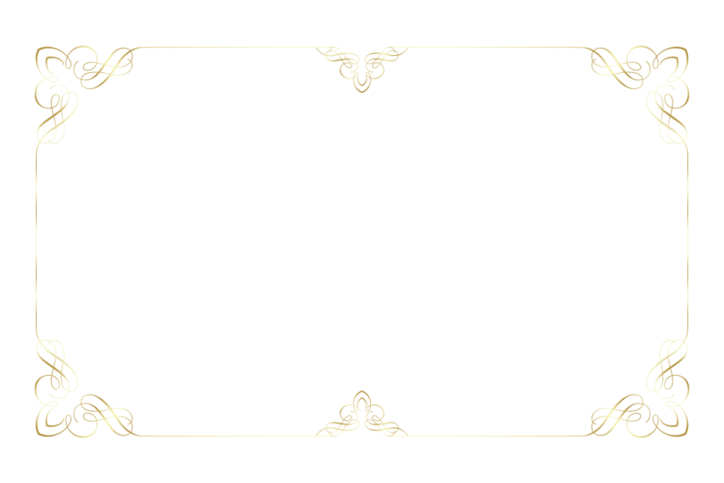金色花纹边框