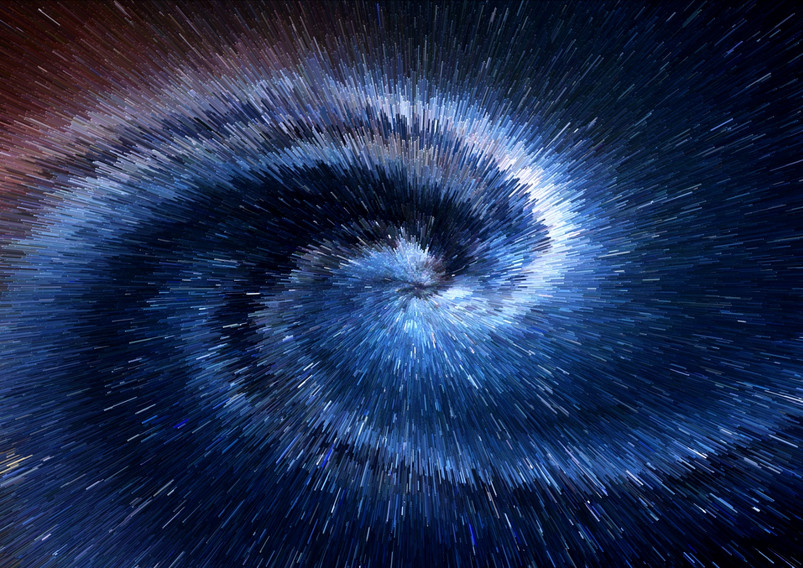 ps炫酷星轨效果背景