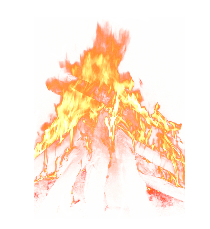 精美黄色火焰