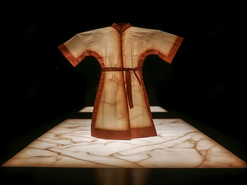 文物古代素纱襌衣服装素材