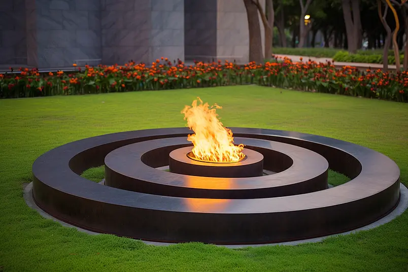 南京雨花台烈士陵园长明火