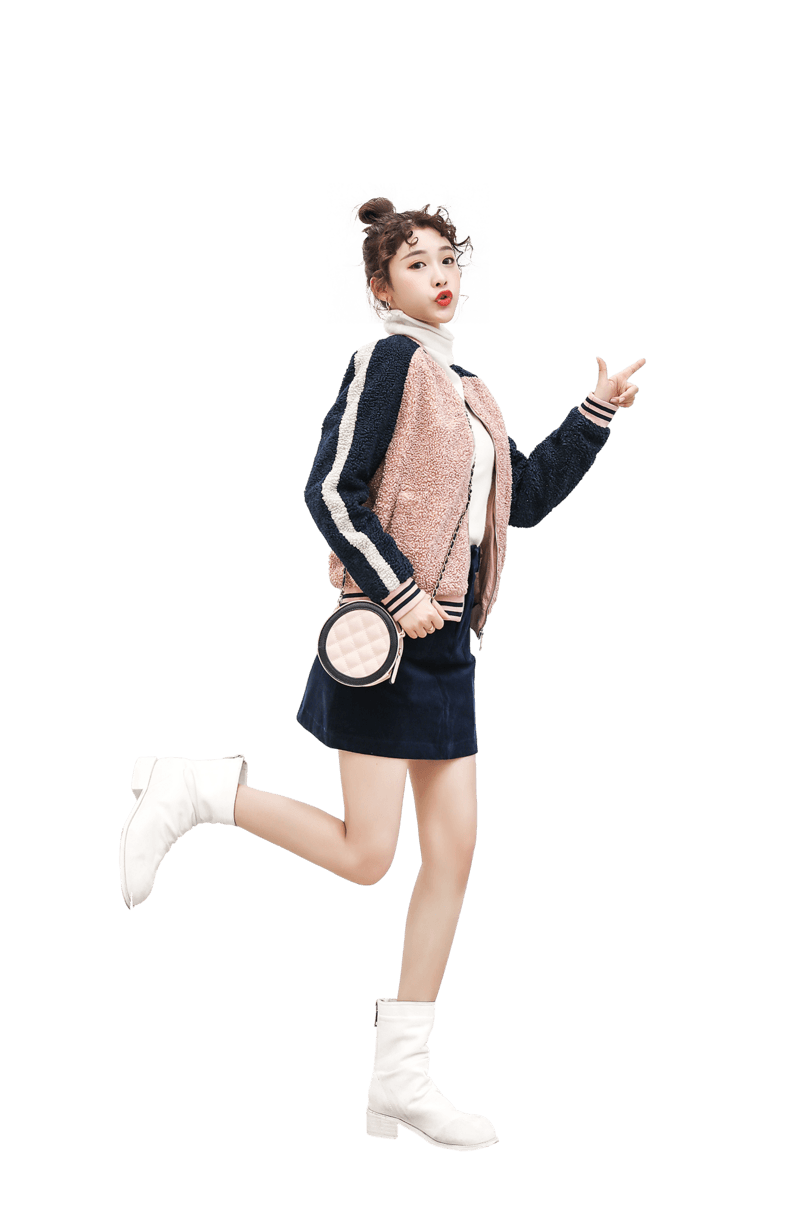 秋装运动套装女美丽时尚女模特女生