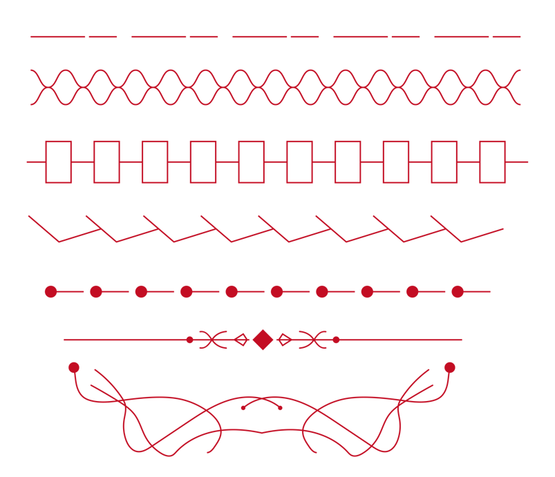 边框花纹分割线图片素材装饰