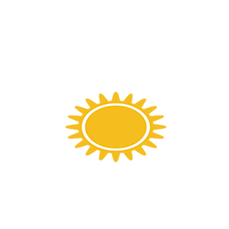 手绘卡通矢量太阳