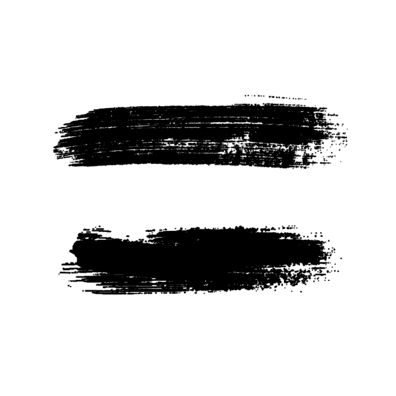 中国风复古毛笔笔刷文本框
