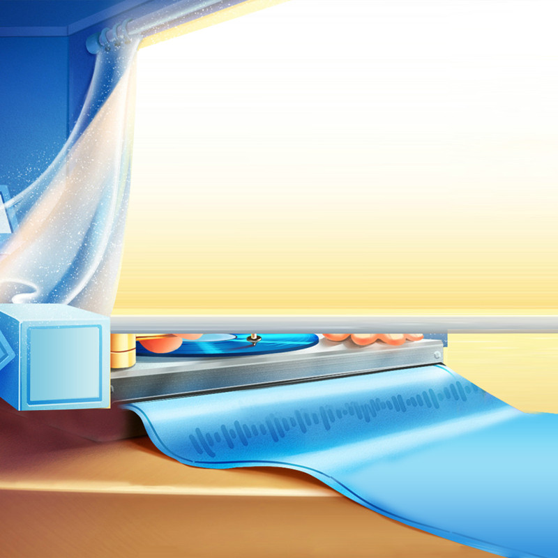 黄色时尚小清新桌面展台化妆品主图背景图