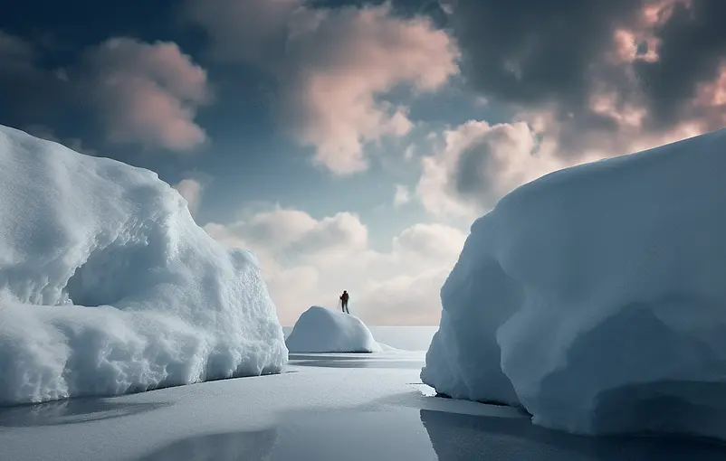 东北冰雪世界风光
