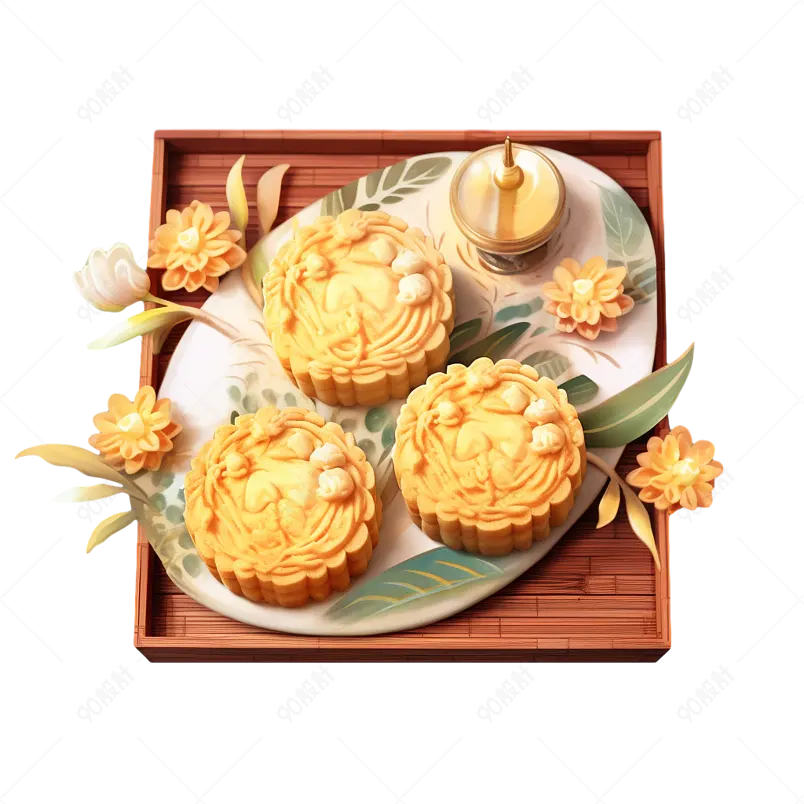中国传统节日点心月饼广式月饼