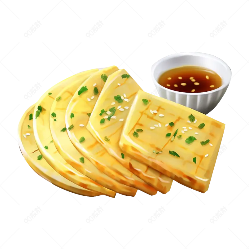 葱花鸡蛋饼小吃点心鸡蛋饼