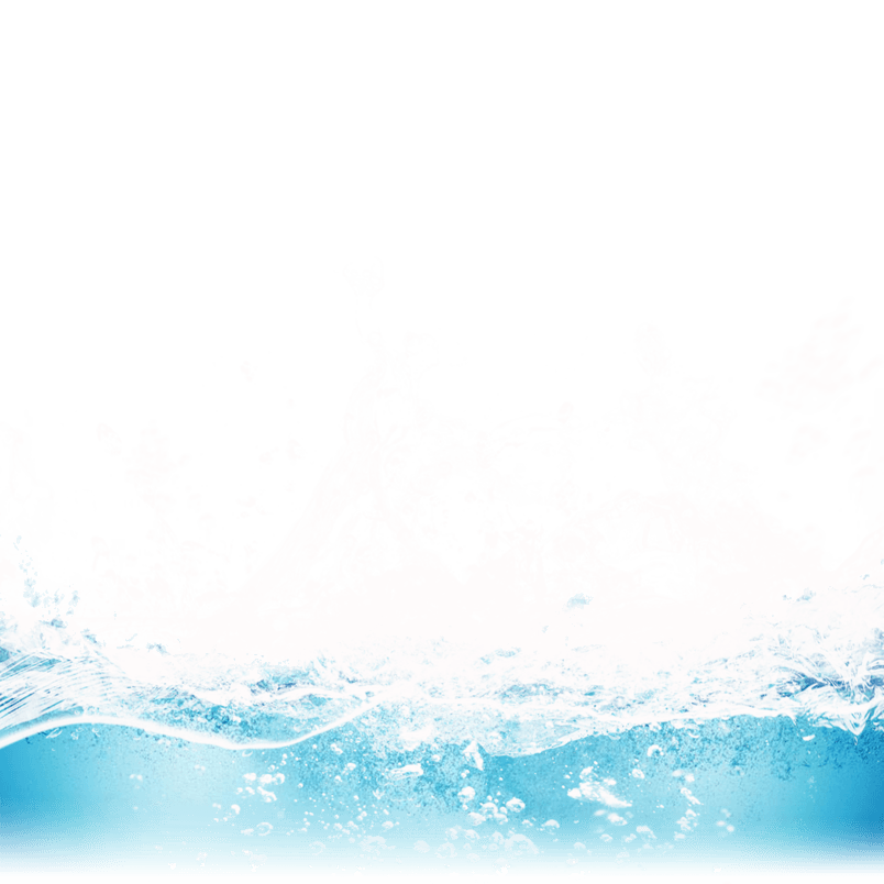 水花水浪蓝色水滴元素