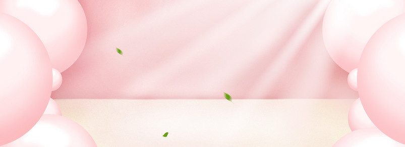 京东春季唯美清新风海报背景通用