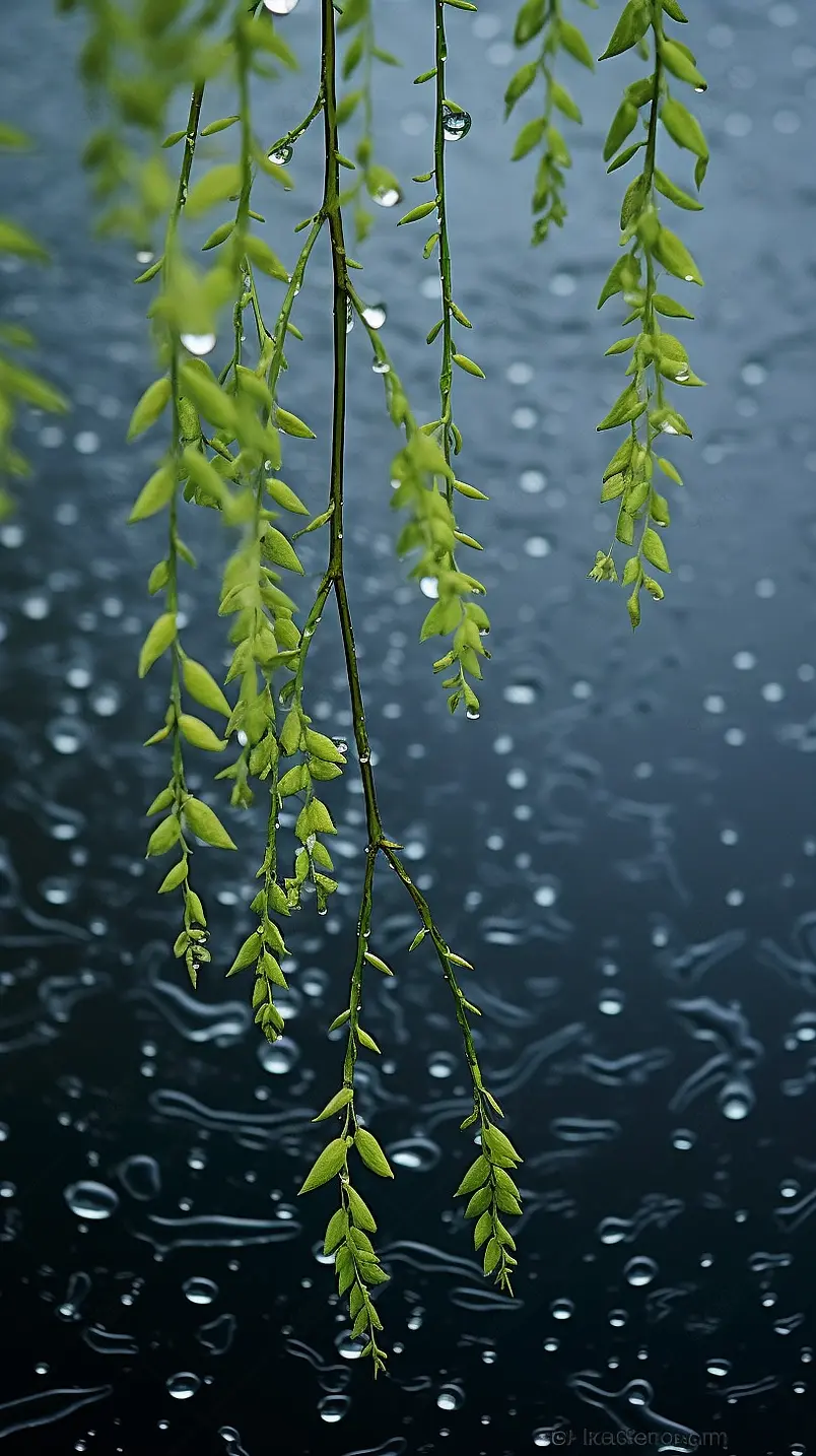 雨中莫愁湖