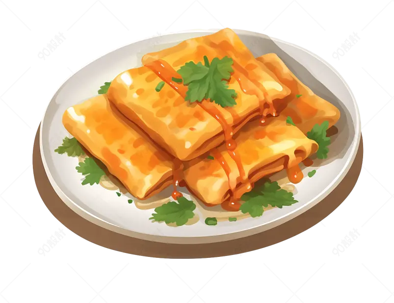 春卷美食脆皮春卷越南春卷