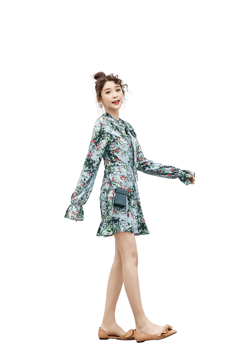 秋装女美丽时尚女模特女生