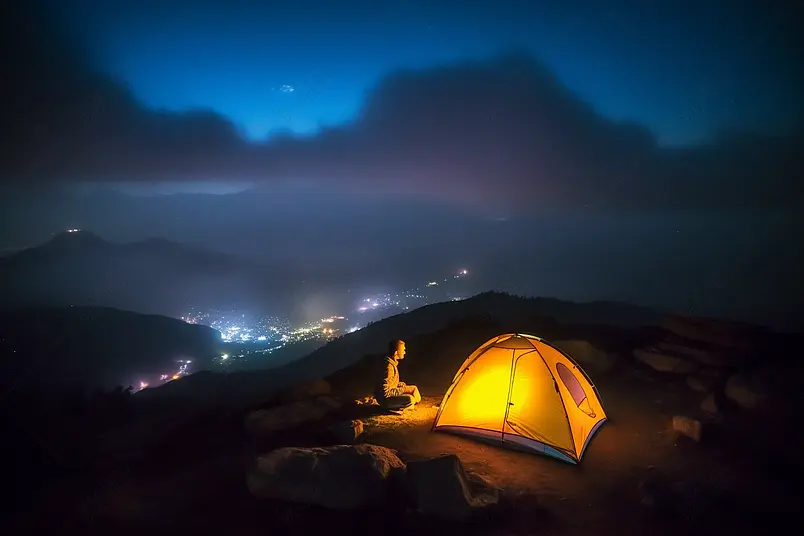 清晰的摄影图高清的图片海报设计背景广告设计素材元素夜晚星空帐篷露营