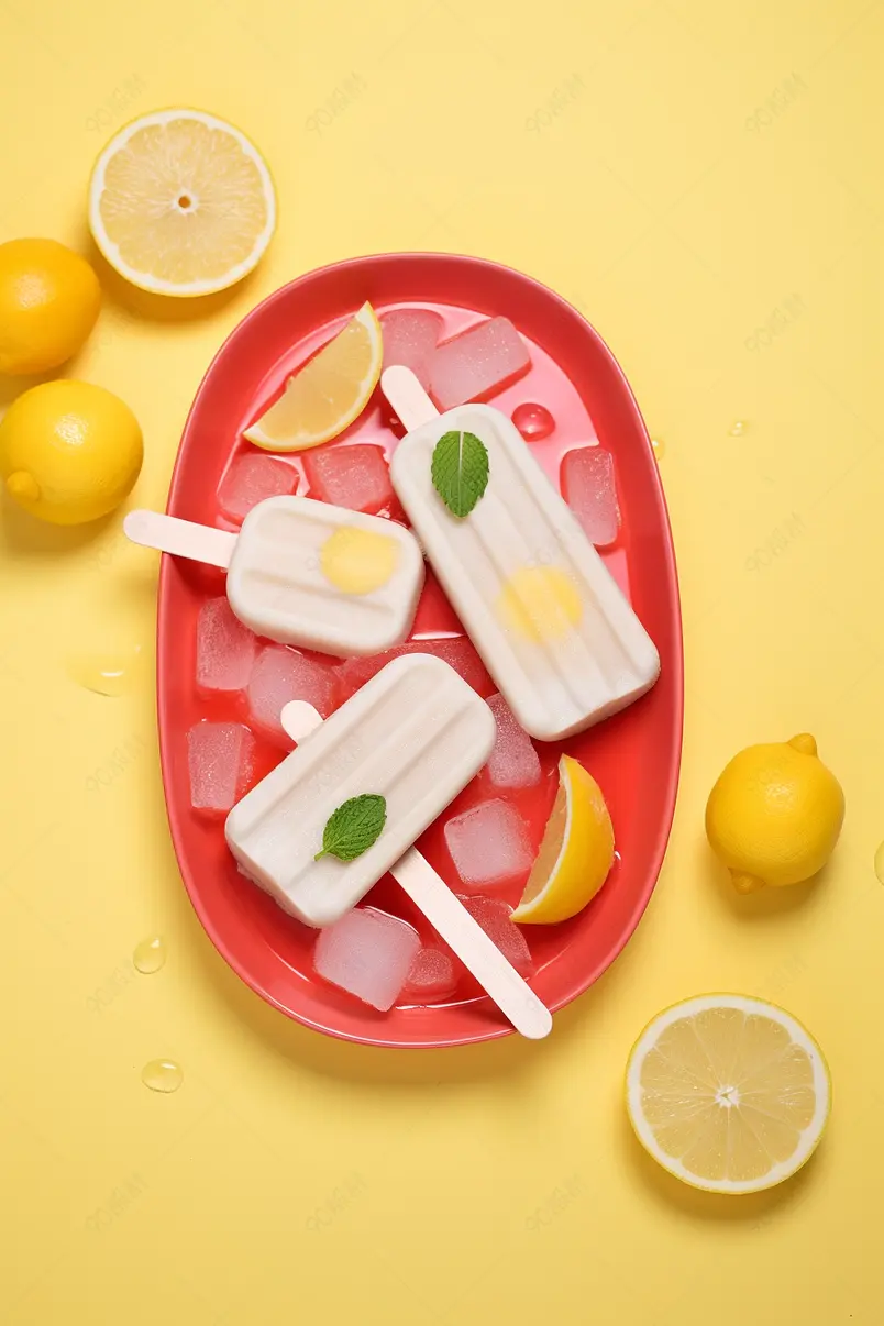清凉夏日雪糕