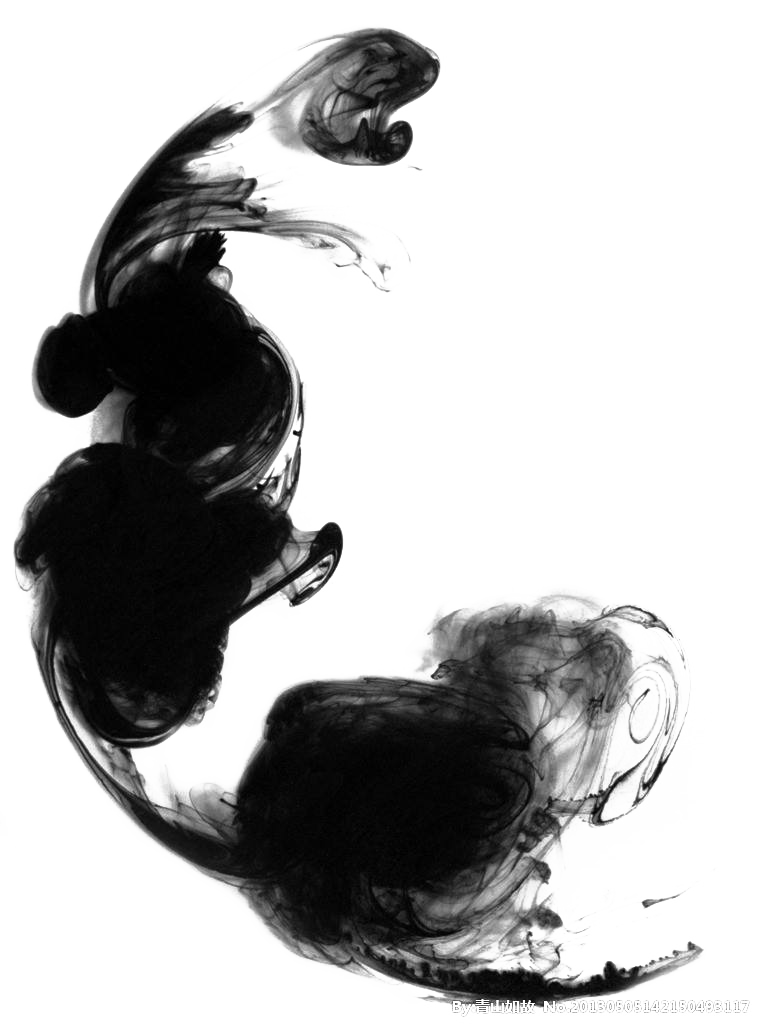 墨水烟雾效果图