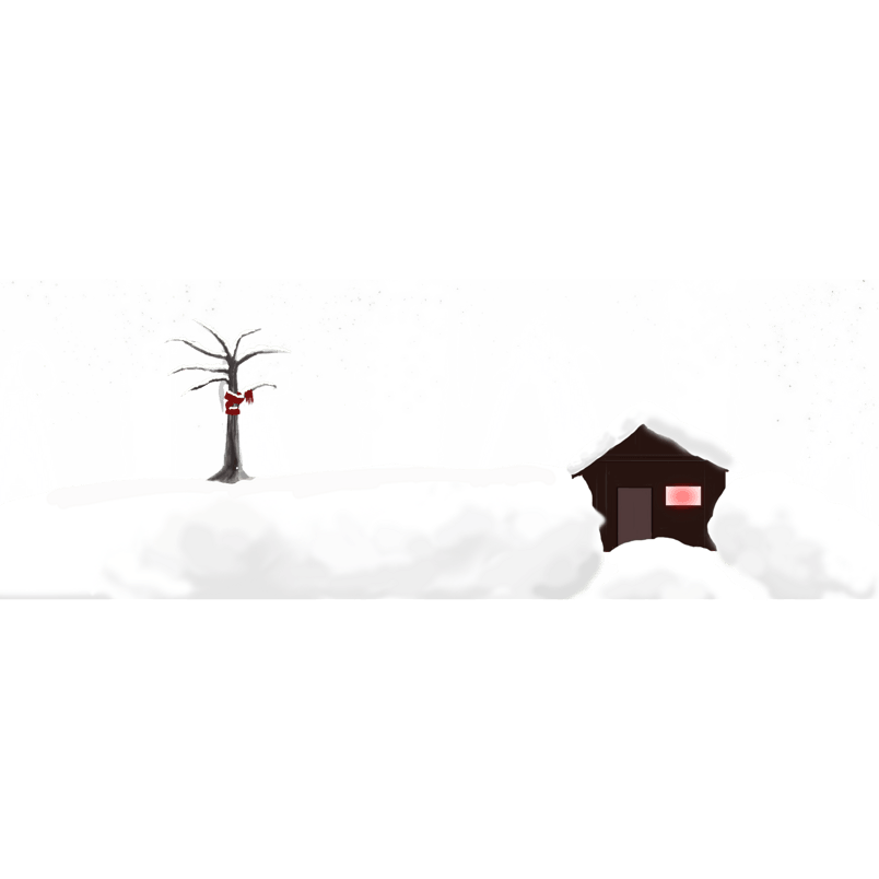 冬天大雪纷飞雪景