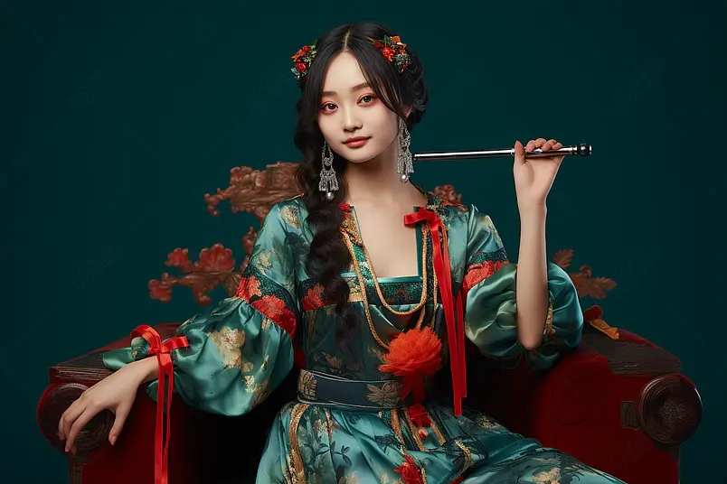 国风潮流美女形象