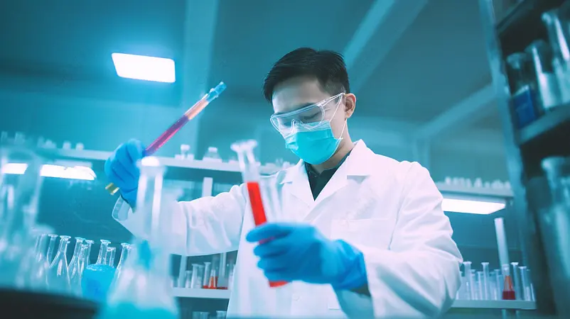 生物实验室药物研发科学家研究科研项目