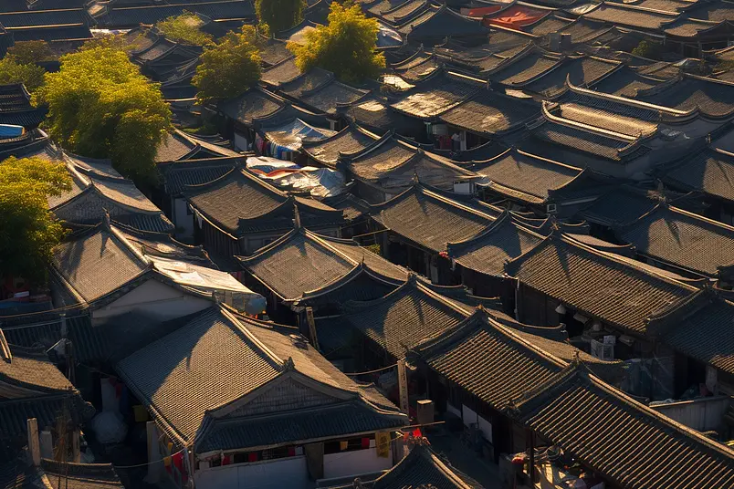 摄影图高清的图片一片古楼建筑老胡同
