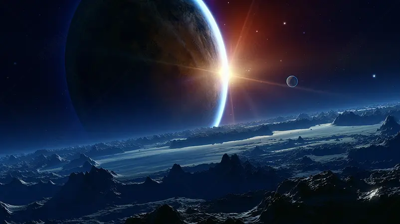 科幻地球背景