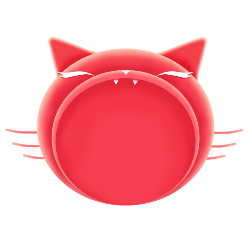 粉色的猫头套