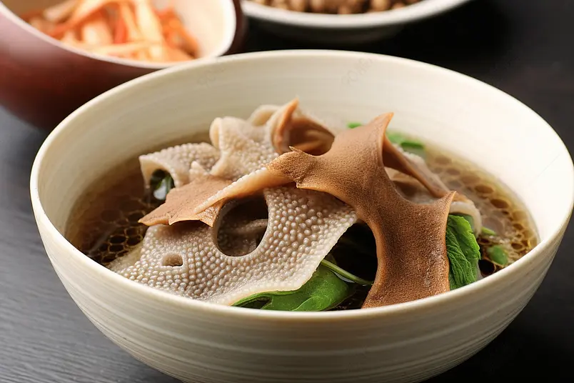 美食毛肚摄影图