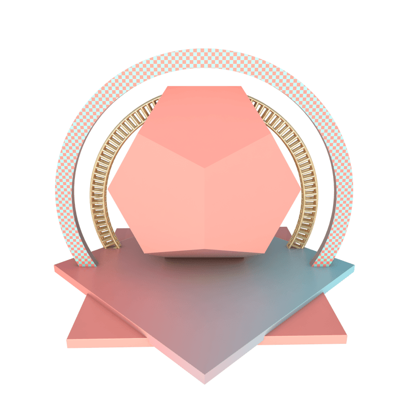 电商C4D几何图形背景舞台