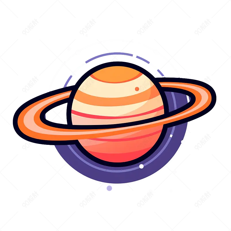 mbe风格外太空星球元素