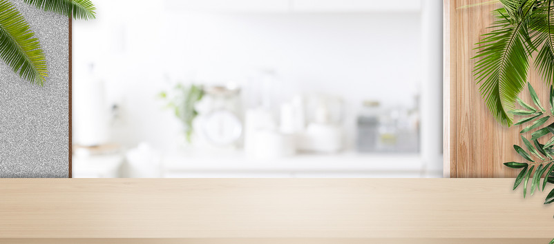 清新简约木板空间感家居用品海报背景