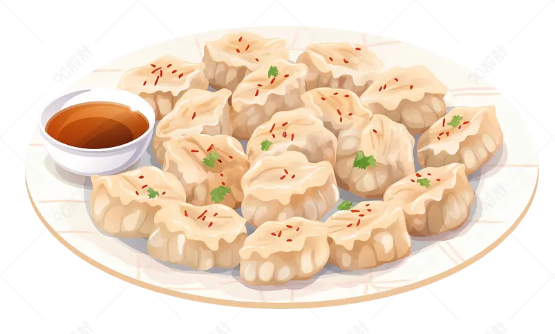 立冬吃饺子韭菜鸡蛋馅饺子