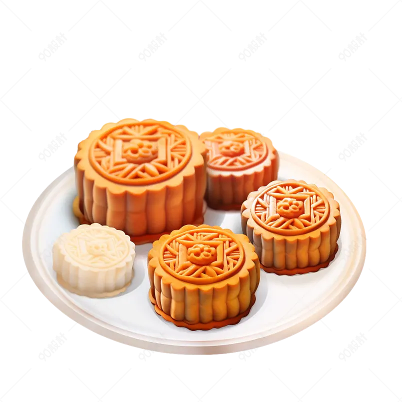 中秋节月饼传统精美不同款式月饼