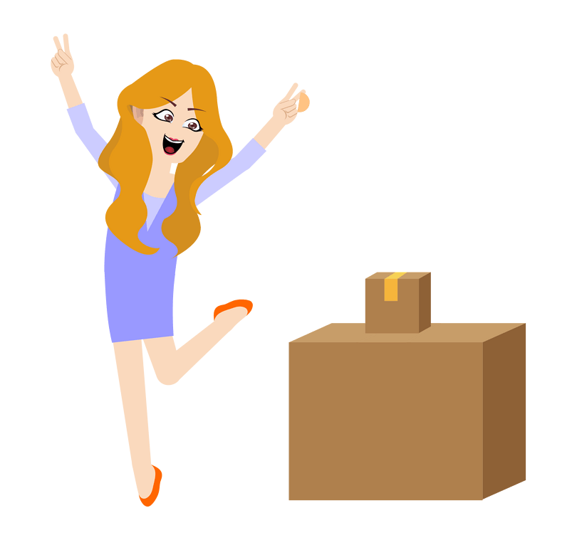 开心收快递买到好货