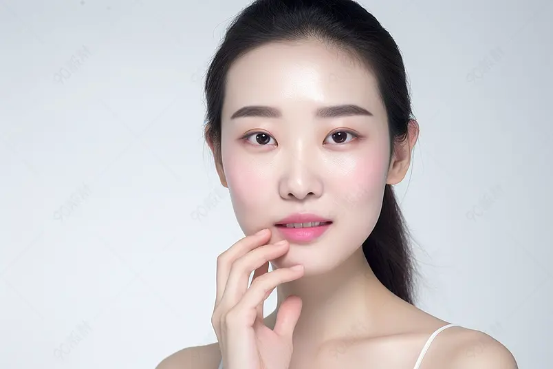 清晰的摄影图高清的图片海报设计背景广告设计素材元素女生用完面膜