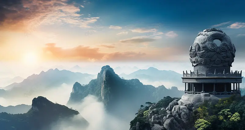 高山蓝天白云企业文化背景