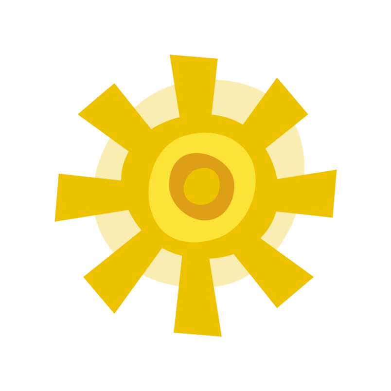 卡通太阳