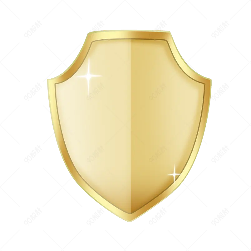 手绘卡通315打假盾牌设计元素