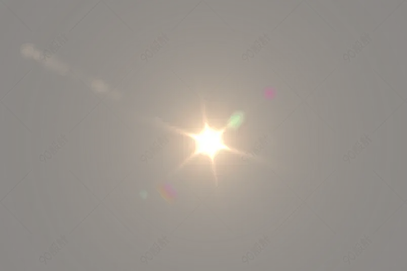 照射太阳光渐变光效光影免扣效果元素