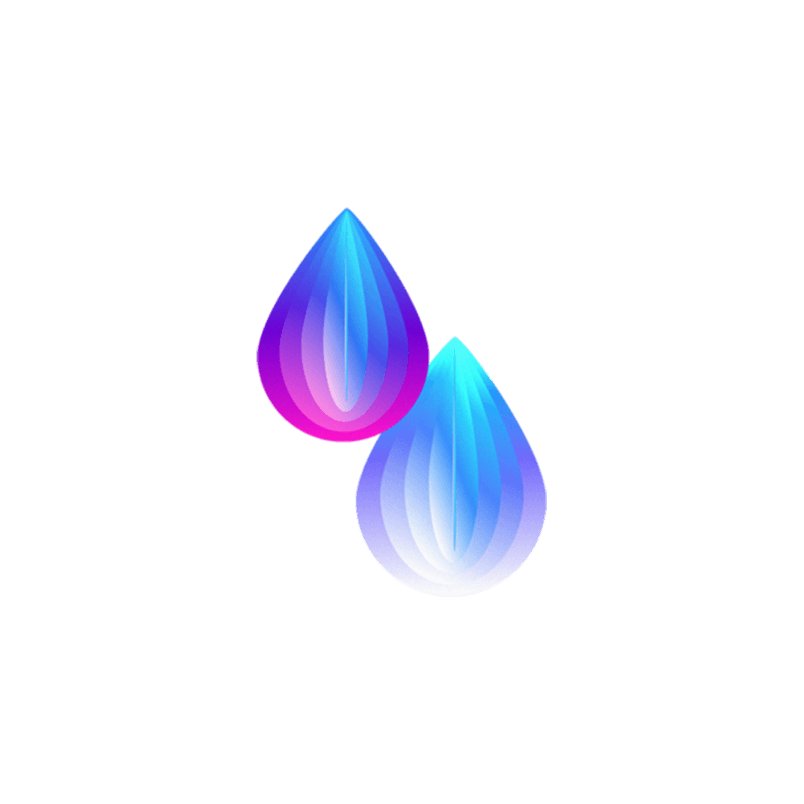 PNG免抠透明双十一活动水滴特效漂浮素材