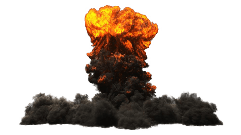 烟雾爆炸图片