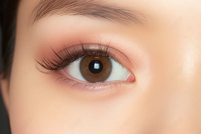女性眼睛瞳孔睫毛唯美图片