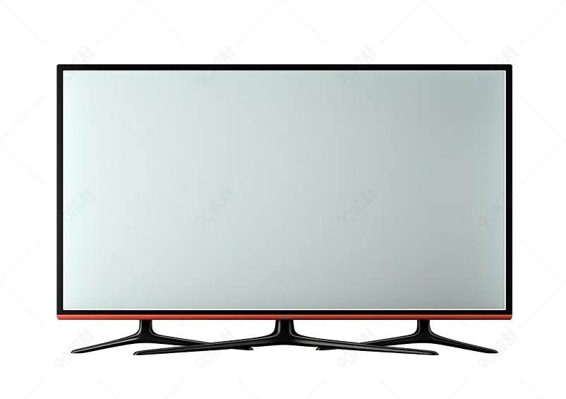 白色宽屏电视显示器计算机电脑