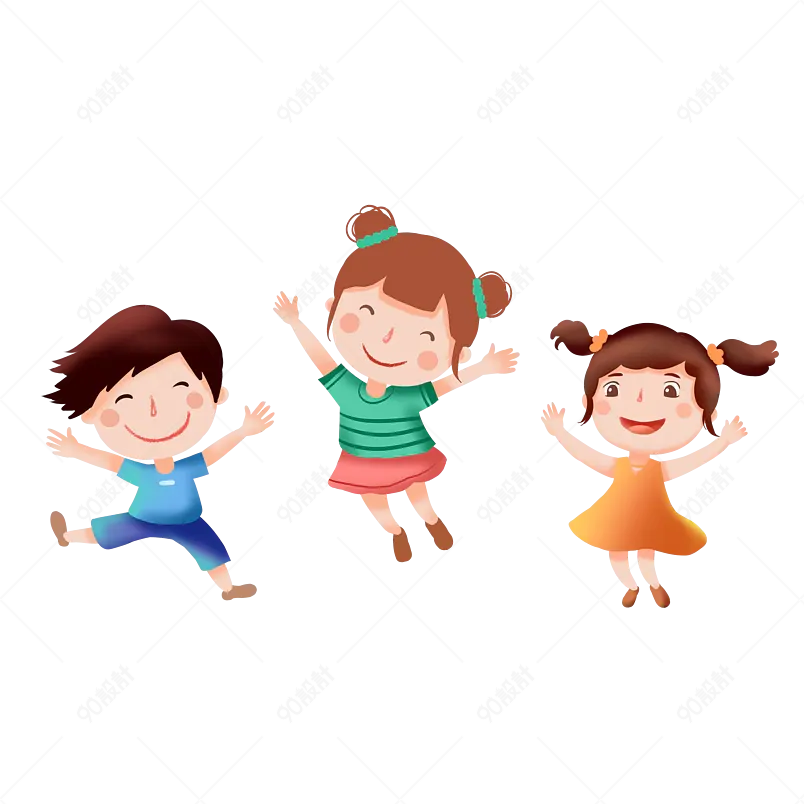 儿童节手绘插画人物小孩童年61