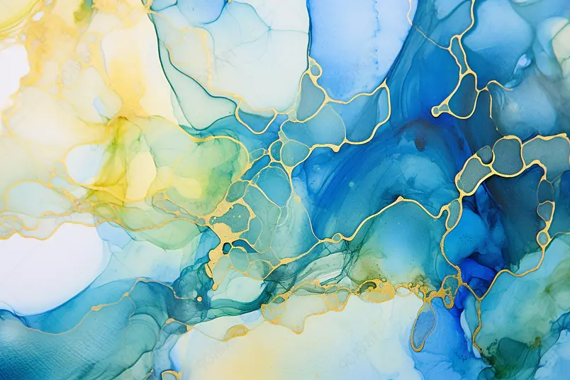 高清的图片海报设计背景广告设计素材元素创意水墨青花瓷蓝色背景